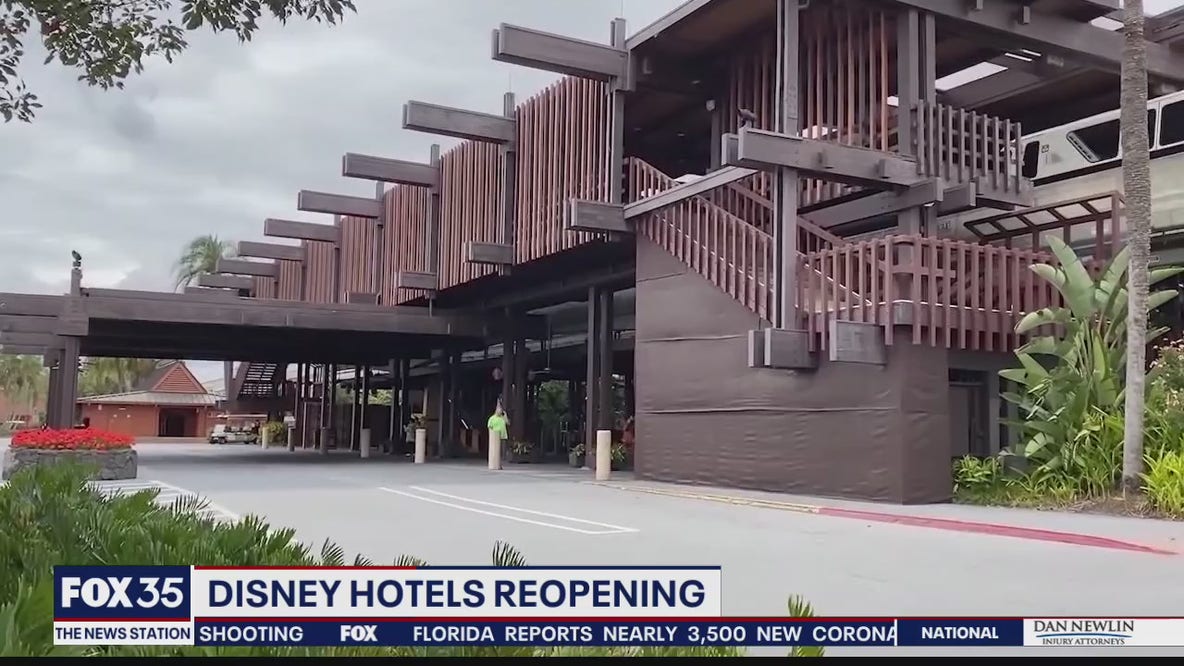 Some Disney resorts will welcome back guests on Monday