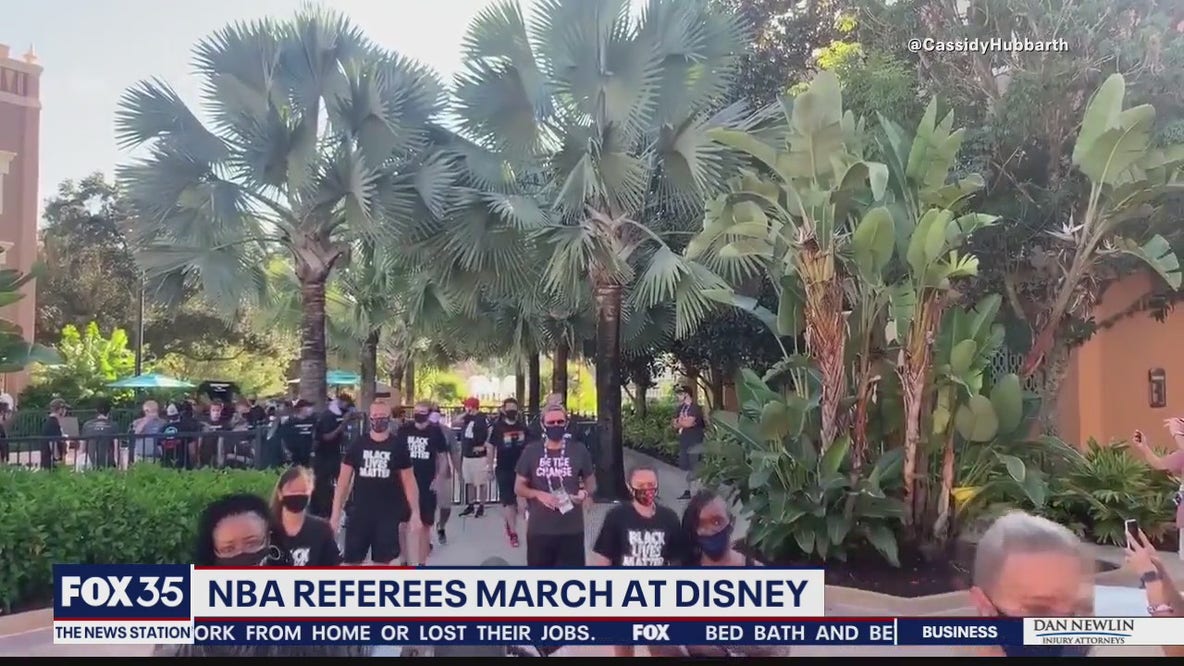 NBA referees talk boycott and solidarity march