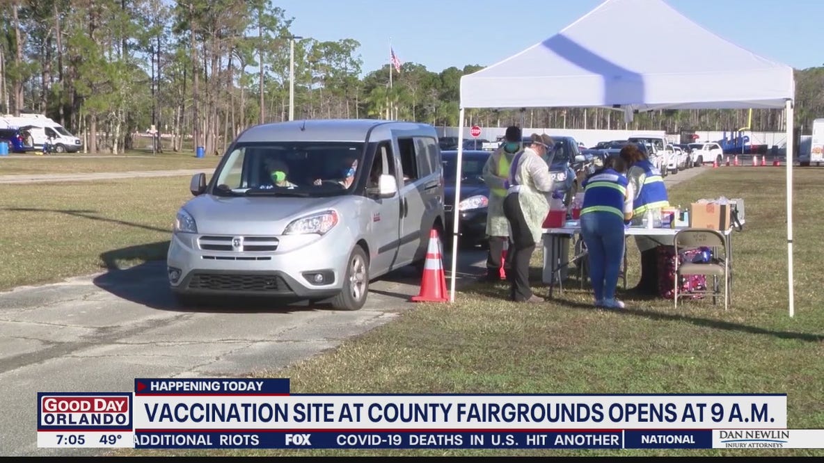 Hundreds to receive COVID-19 vaccine at new Volusia Co. site