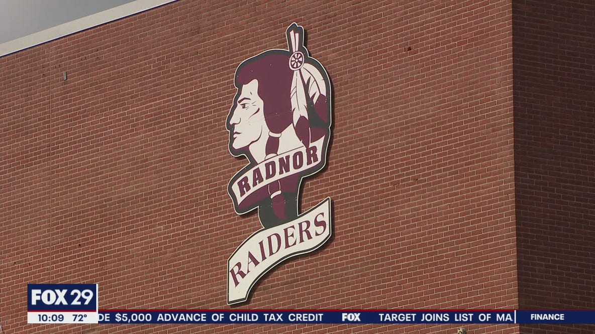 Four Radnor High School students create movement to remove 'raider' name and image.