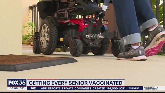 Orange County working to get homebound seniors vaccinated