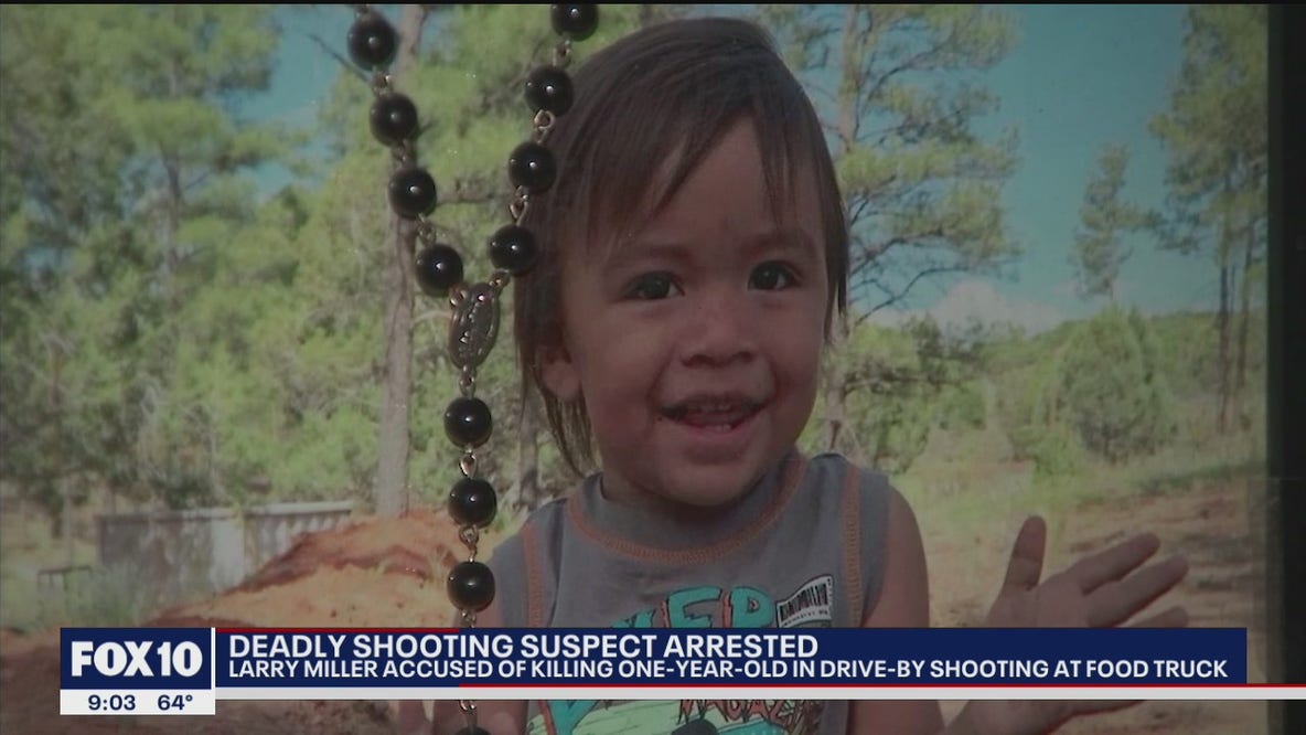 Police: Man arrested in connection with Mesa drive-by shooting that left one-year-old dead