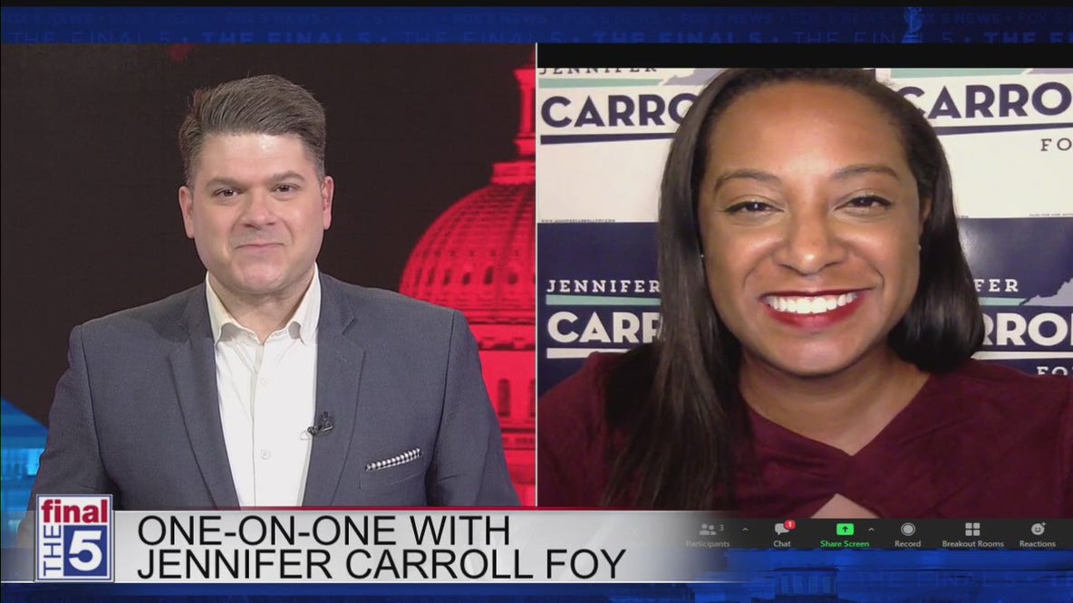 VIRGINIA GOVERNOR’S RACE: Jennifer Carroll Foy (D)