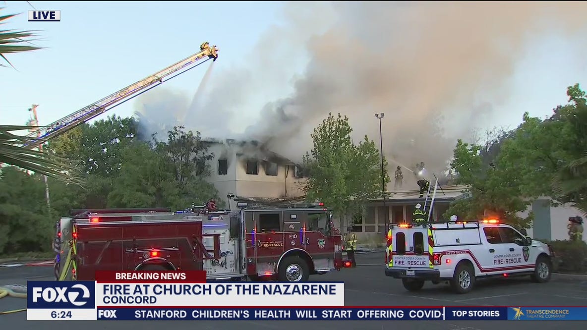 Fire breaks out at Christ Community Church of the Nazarene in Concord