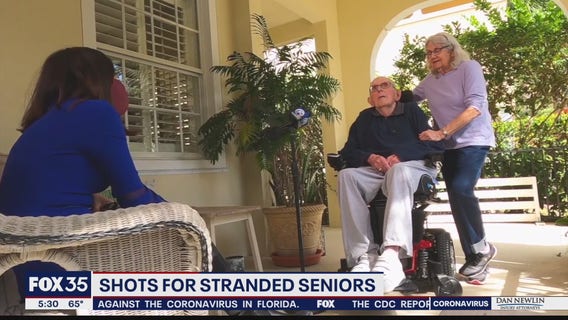 Shots for seniors stranded in their homes
