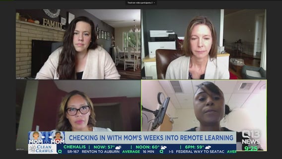 Talking with moms about challenges of remote learning