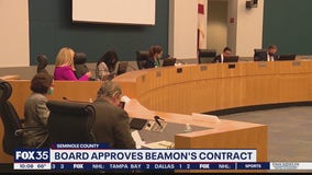 Seminole County School Board approves Beamon's contract