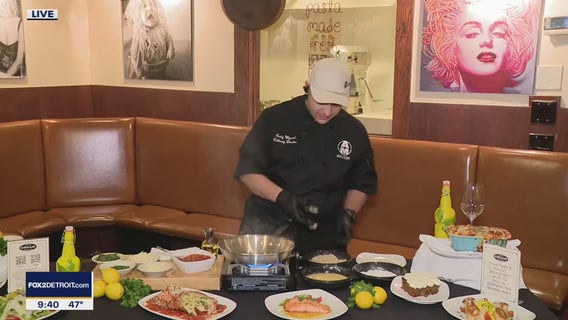 Chef Craig Myrand with Cello Italian Restaurant makes delicious Chicken Parmesan with house red sauce