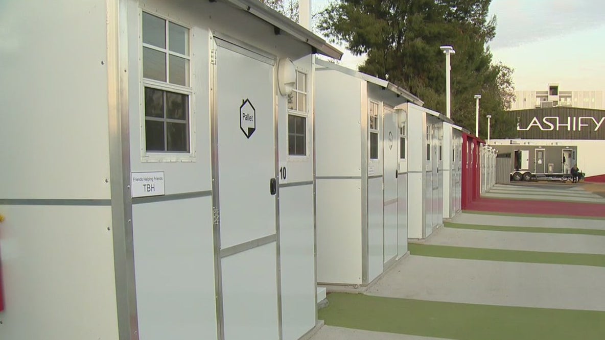 Tiny homes community opens in North Hollywood, offering second chance for people battling homelessness
