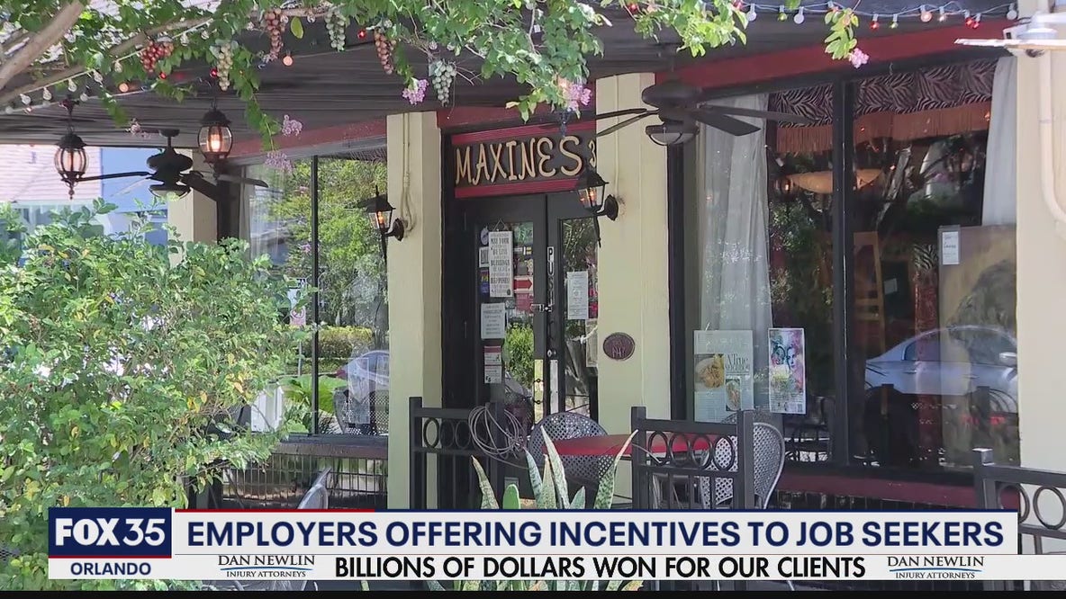 Employers offering incentives to job seekers