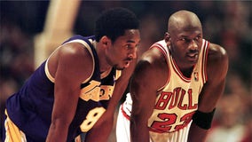 Michael Jordan tearfully pays tribute to Kobe