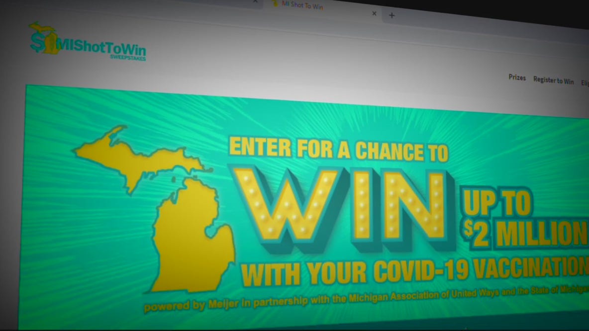 Michigan unveils $50M COVID-19 vaccine lottery