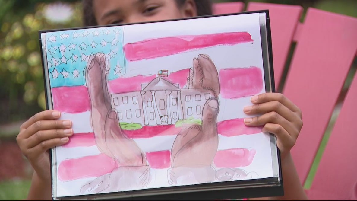 9-year-old Detroit girl wins White House art contest