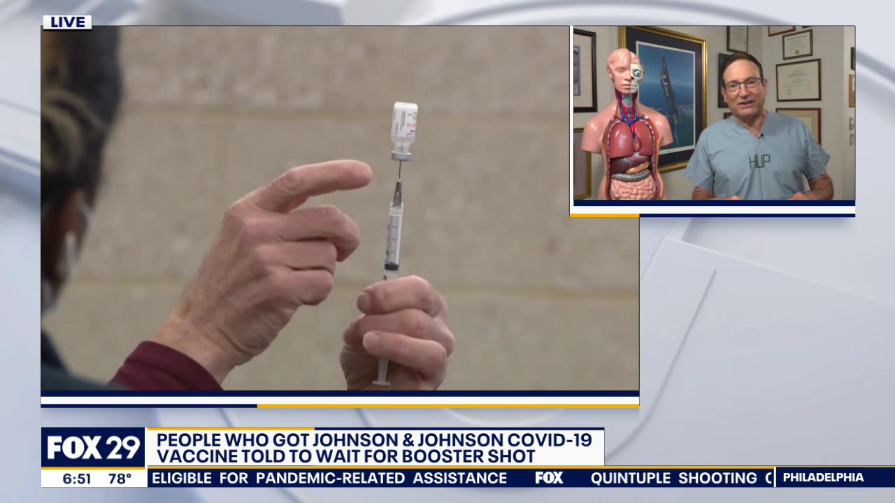 Booster shots on hold for those who received J&J vaccine