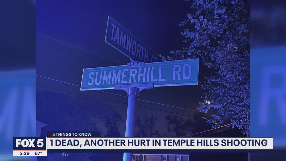 1 dead, another injured in Temple Hills shooting