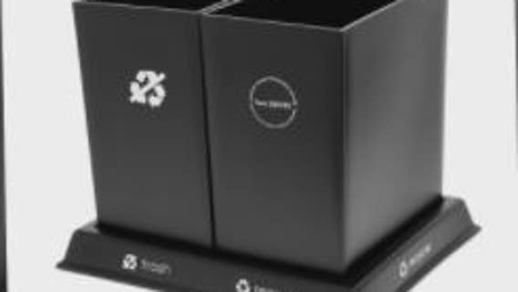 Recycling bins aimed at fighting human trafficking