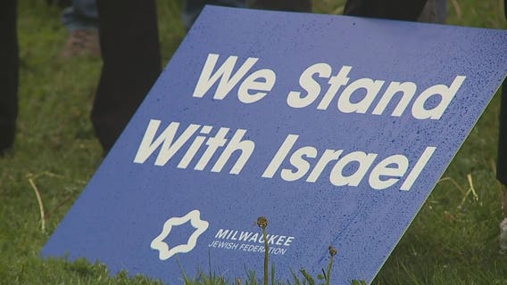 Rally supporting Israel in Milwaukee
