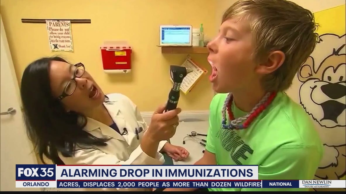 Alarming drop in immunizations