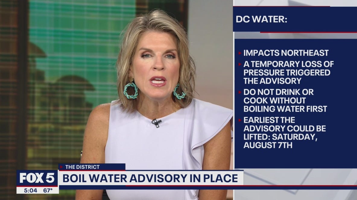 DC issues Boil Water Advisory for parts of Northeast after E. coli concerns