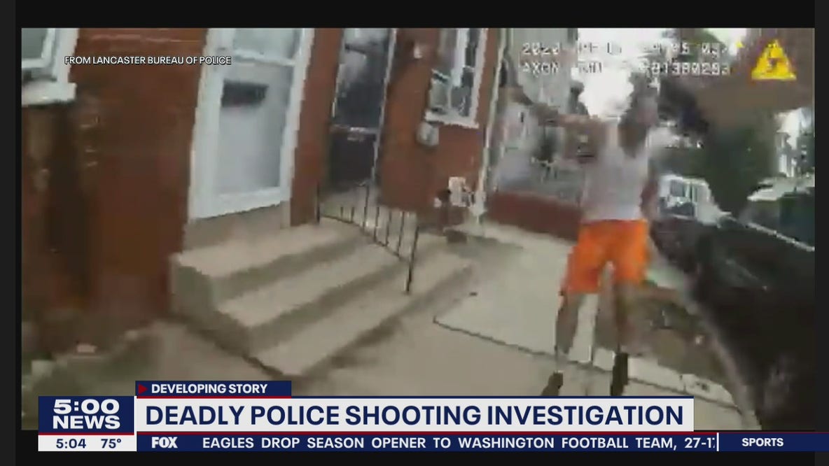 DA: Officer fatally shoots man armed with knife in Lancaster