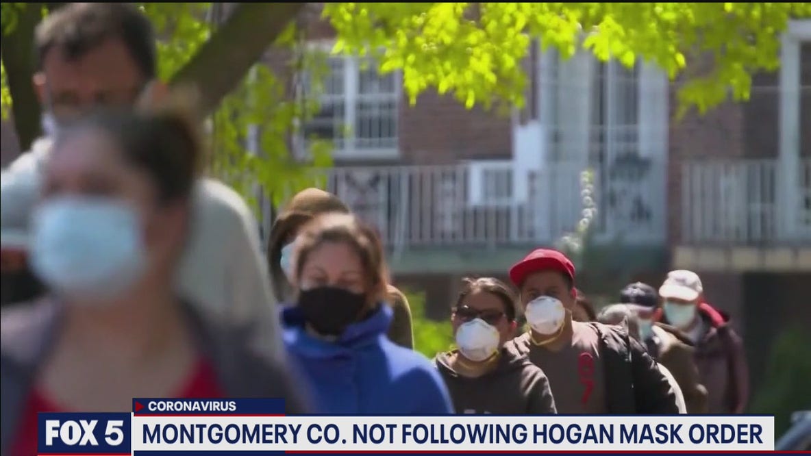 Montgomery County not following Gov. Hogan’s mask order