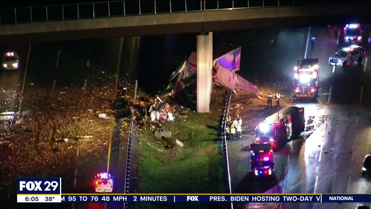 2 killed in tractor trailer crash on NJ Turnpike in Mercer County
