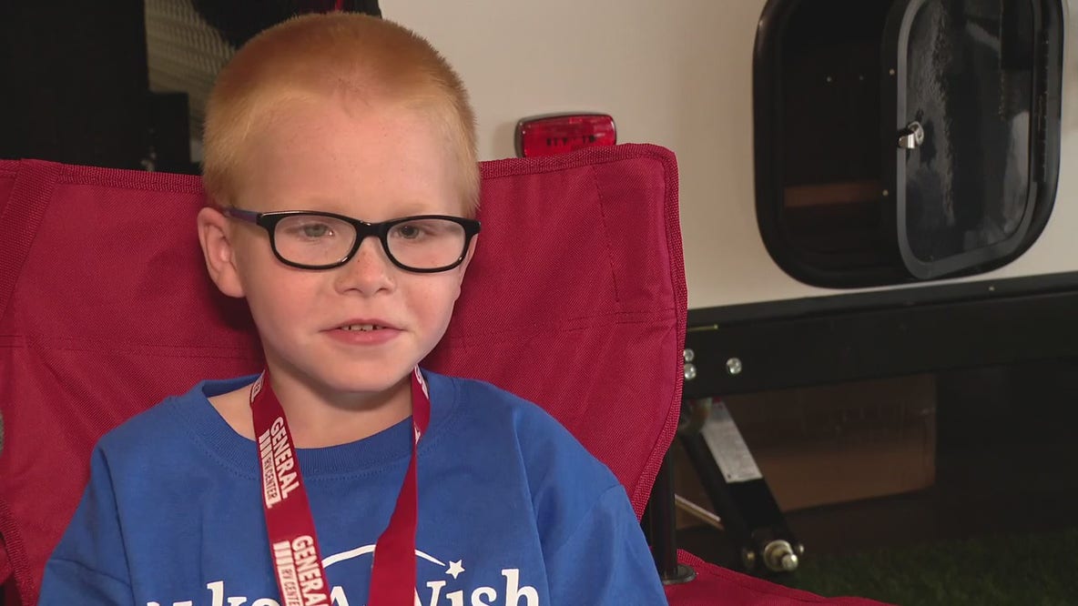 Make A Wish child gets special RV gift