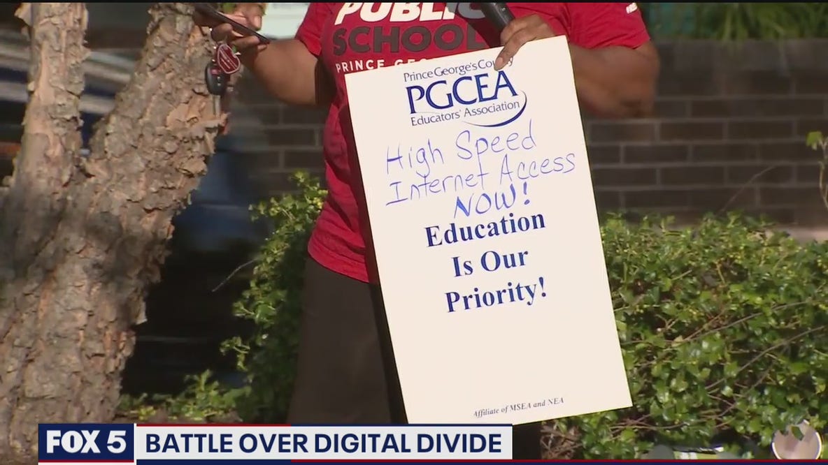 Battle over digital divide in Prince George's County