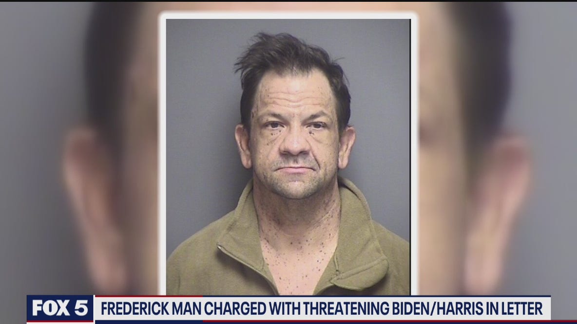 Frederick man charged with threatening Biden/Harris in letter