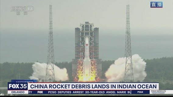 China says most rocket debris burned up before crashing into Indian Ocean