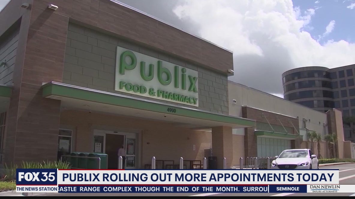 45K COVID-19 vaccine appointments at Publix fill up