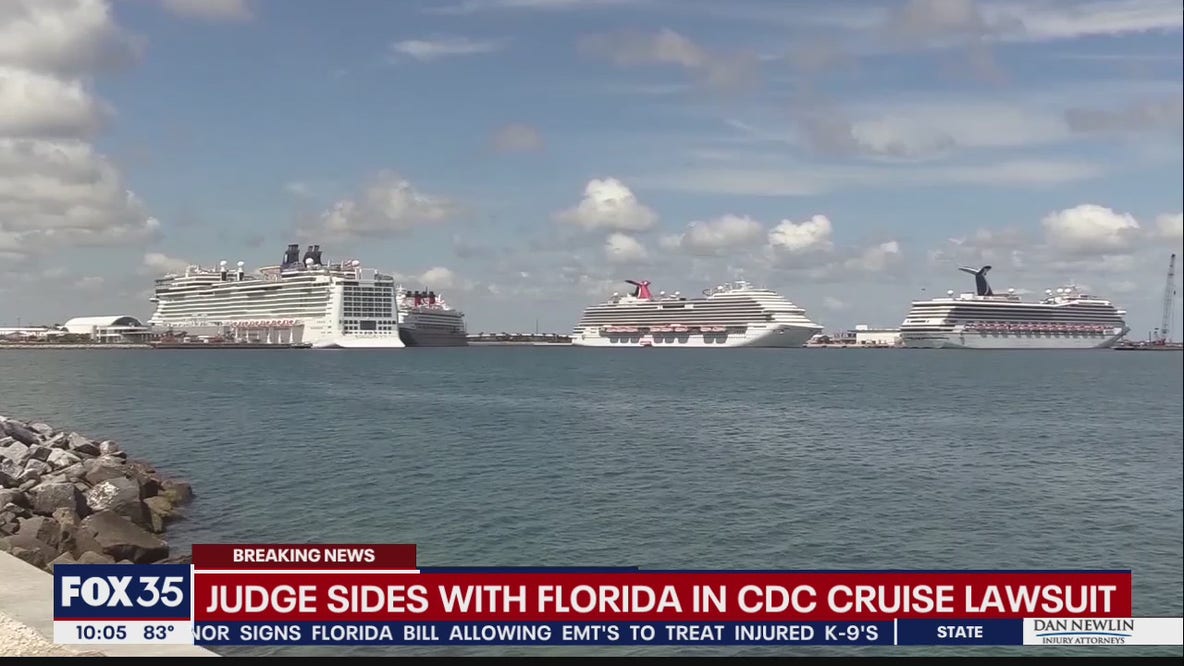 Judge sides with Florida in CDC cruise lawsuit