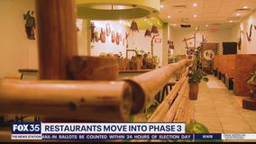 Some restaurants move into Phase 3 while others wait