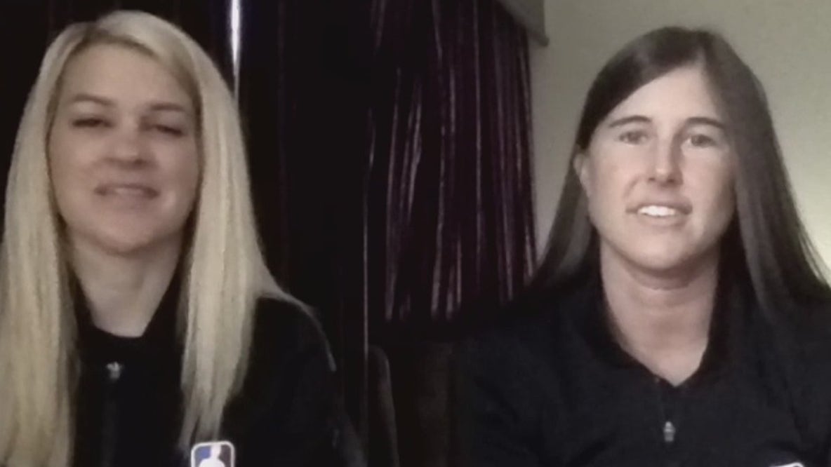 2 female referees officiate same NBA game for 1st time ever