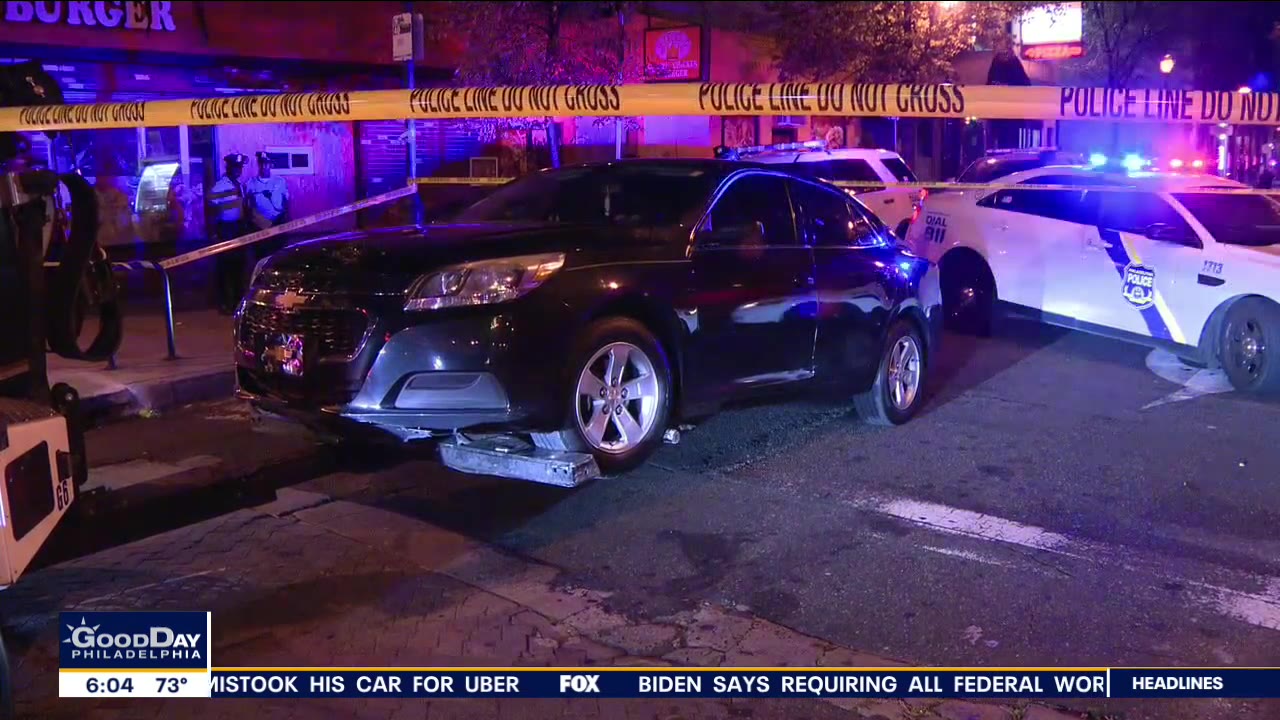 Driver sought after hitting woman walking on sidewalk twice in South Philadelphia