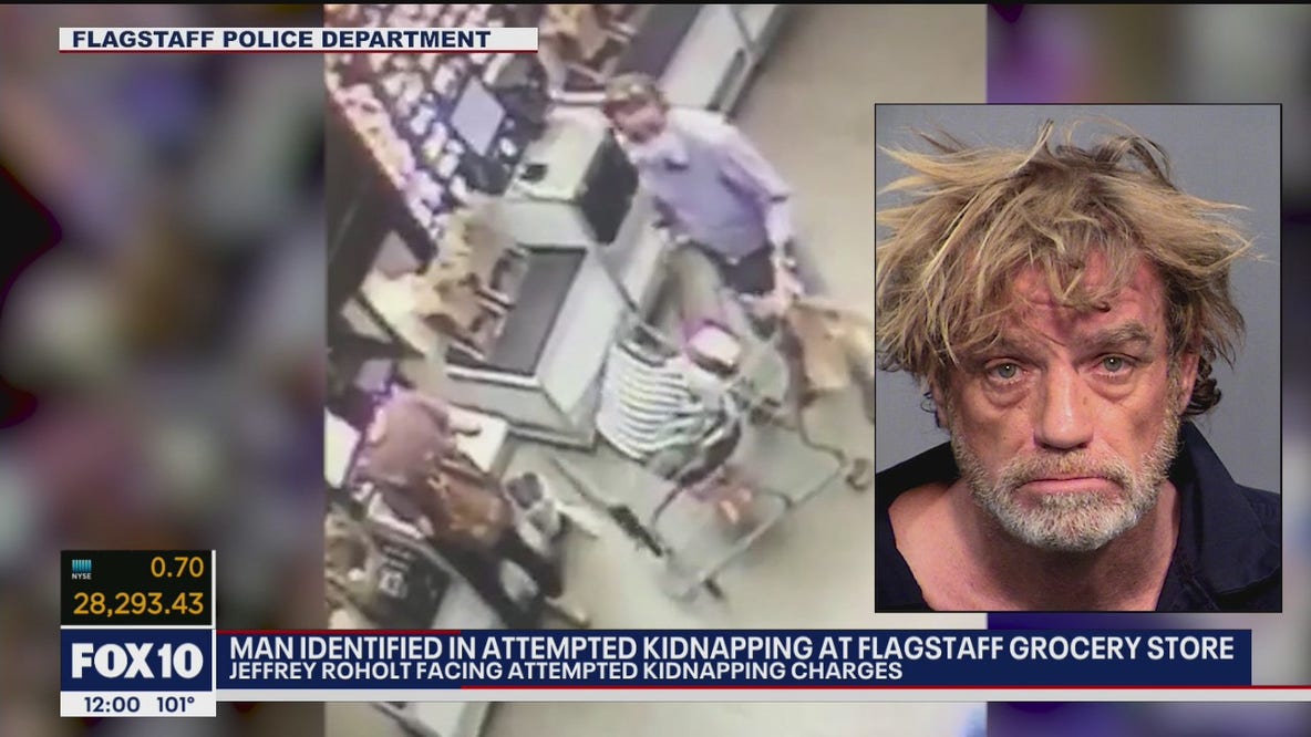 PD: Man arrested, accused of trying to kidnap infant in self-checkout line at Flagstaff Bashas'