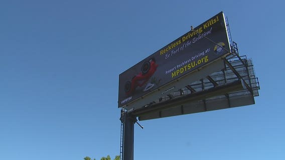 Milwaukee reckless driving campaign, billboards target drivers