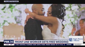 Front line workers get free wedding