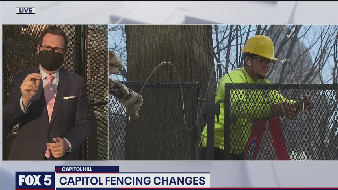 Capitol fencing changes