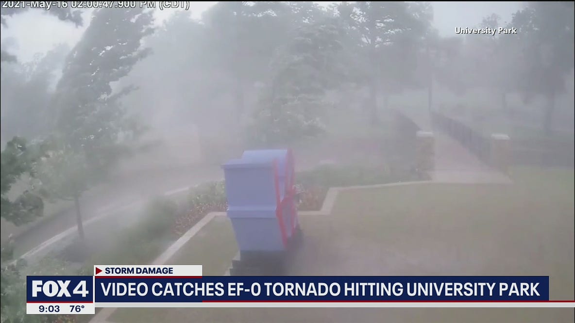 Video shows tornado hitting University Park