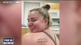 Woman accidentally gets wrong coordinates inked for tattoo