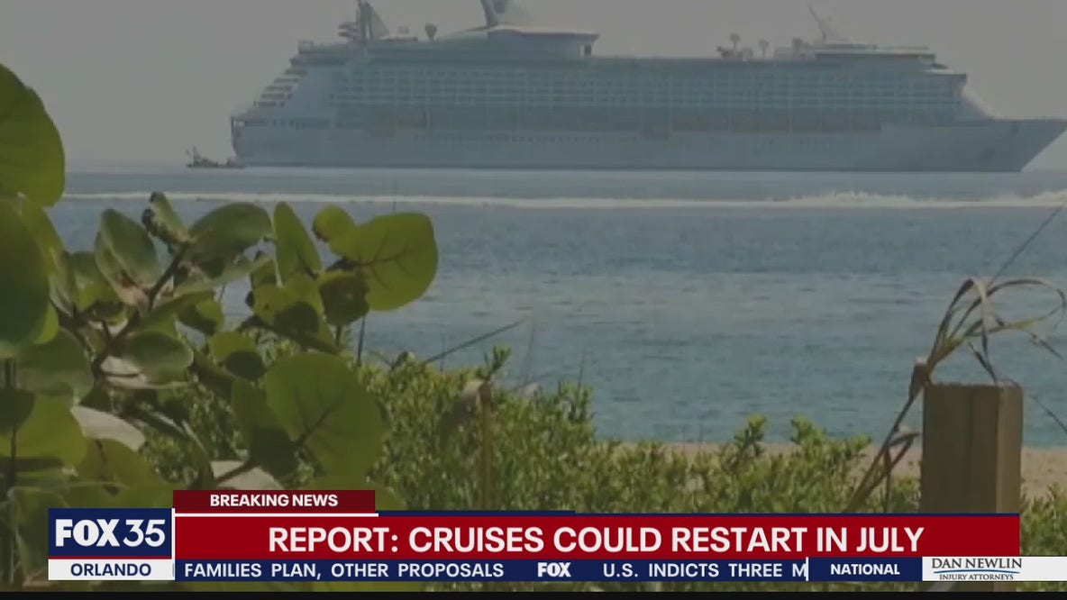 Report: Cruises could restart in July