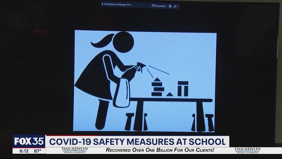 COVID-19 safety measures at Volusia County schools