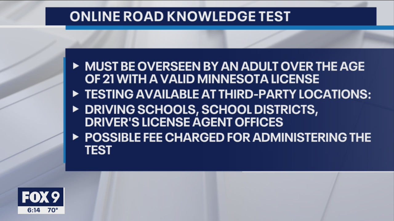 When to take the Minnesota learner’s permit knowledge test online FOX