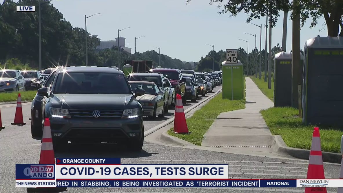 Coronavirus cases and testing surges in Florida