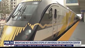 Brightline not building stops at Universal or Convention Center