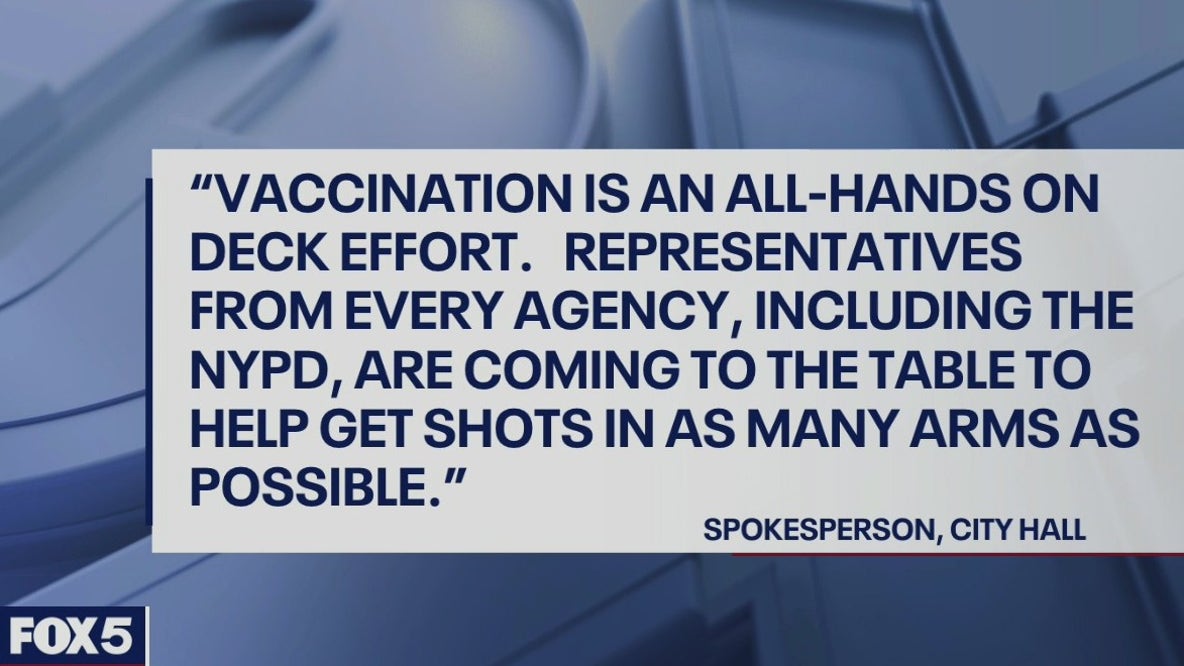 NYPD joins vaccination effort