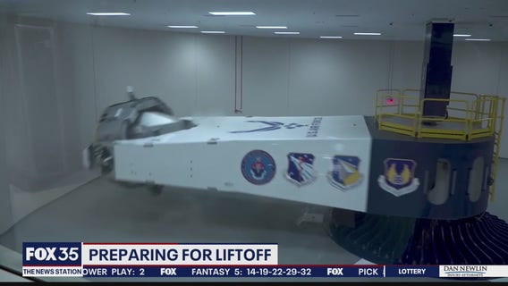 Preparing for liftoff inside a Dragon Crew capusule