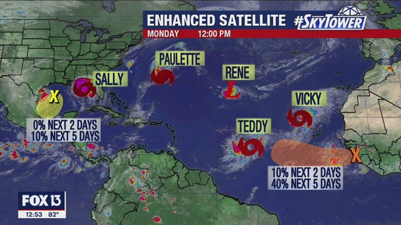 Today's tropical weather forecast