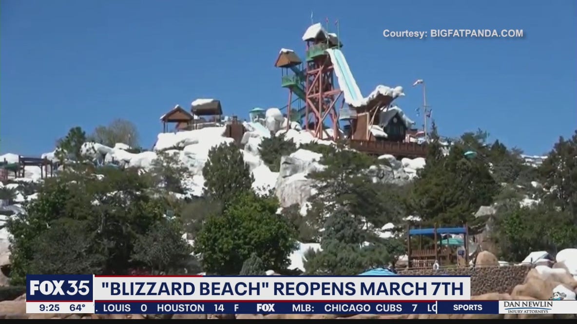 Disney's Blizzard Beach water park reopens March 7